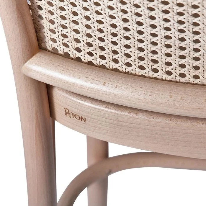 Natural Sylvan Seat Cane Back High Stool (Available in 2 Sizes)