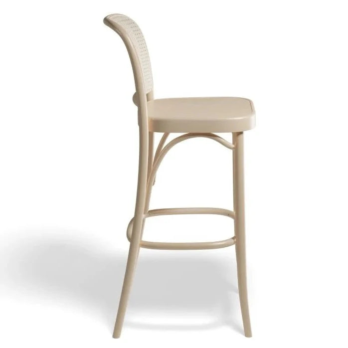 Natural Sylvan Seat Cane Back High Stool (Available in 2 Sizes)