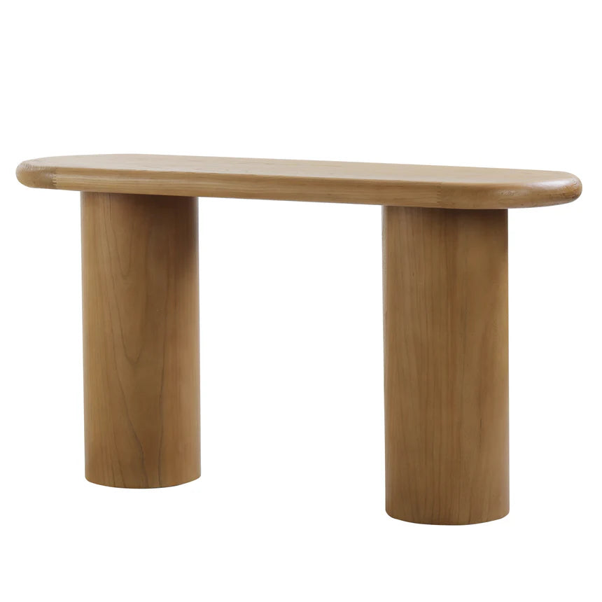 Natural Travertine Top Console Table 152cms