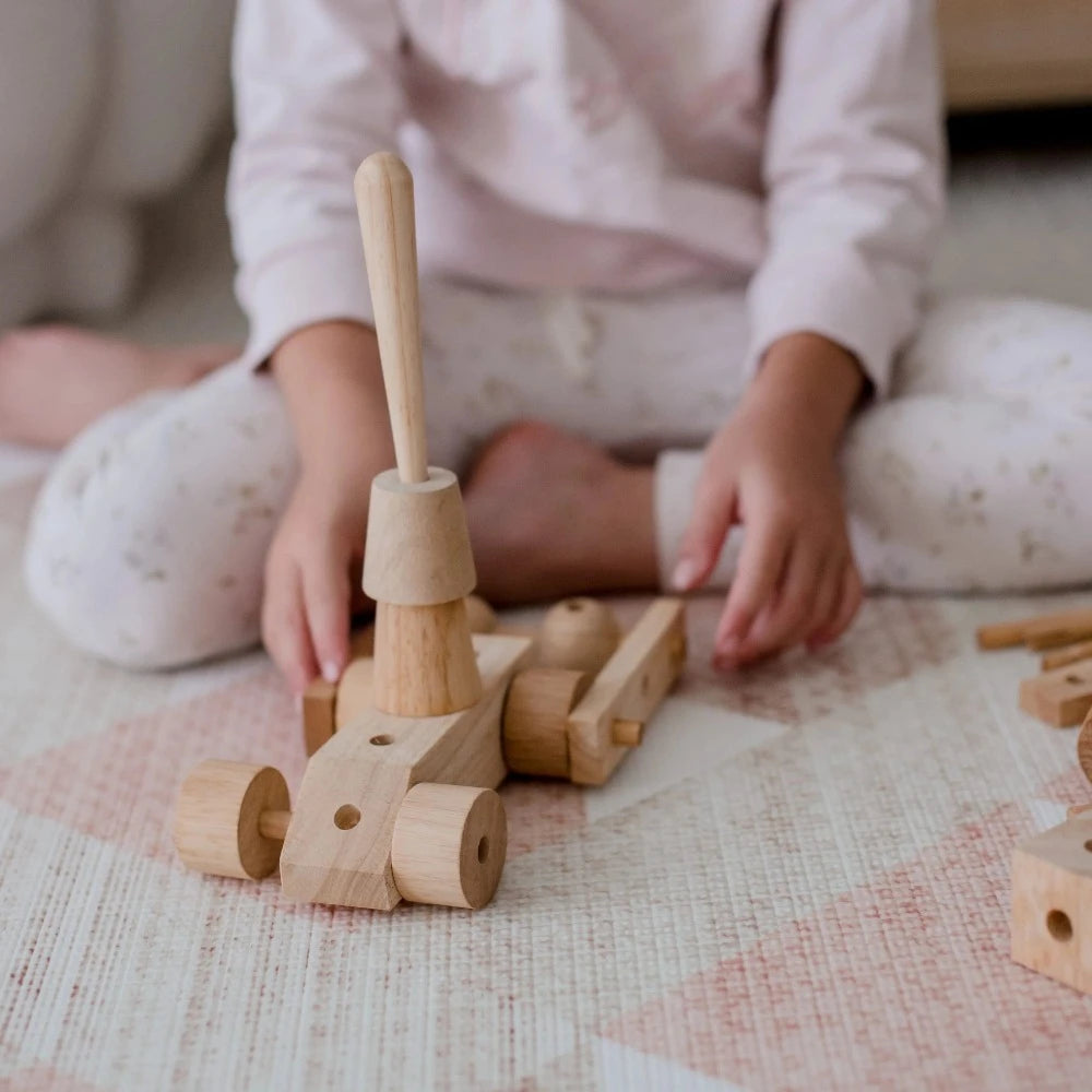Natural Wood Activity Construction Set