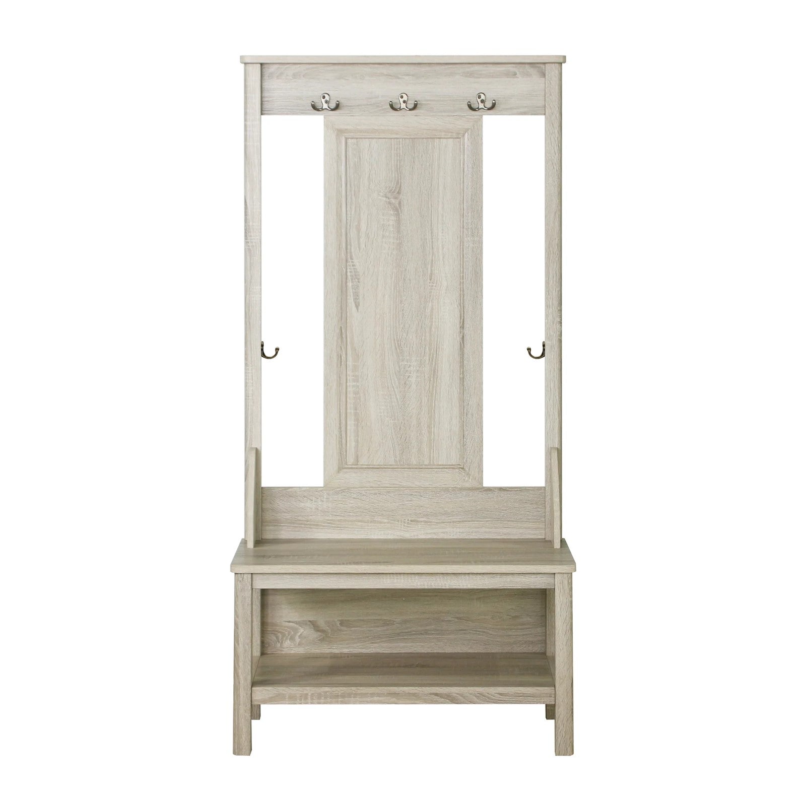 Natural Wood Hutch 5 Coat Hangers(Available in 2 Colors)