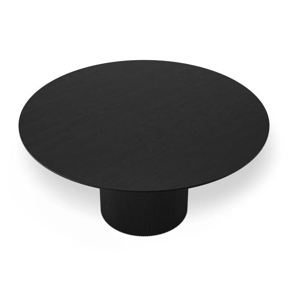 Natural Wood Modern Dining Table 155cms (Available in 2 Colors)