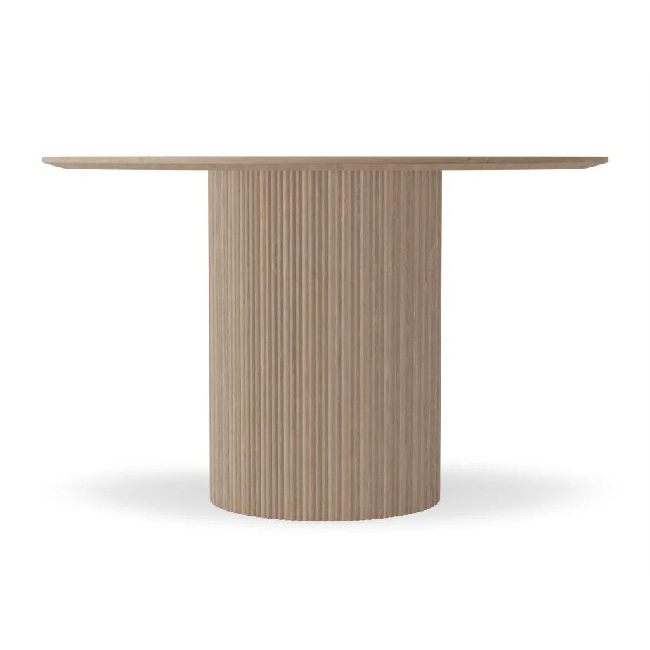Natural Wood Modern Dining Table 120cms (Available in 2 Colors)