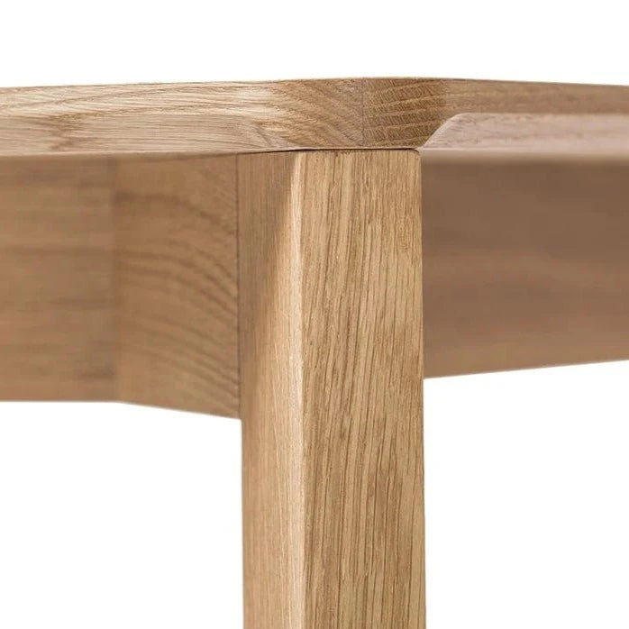 Natural Wooden Dining Table (Available in 2 Sizes)