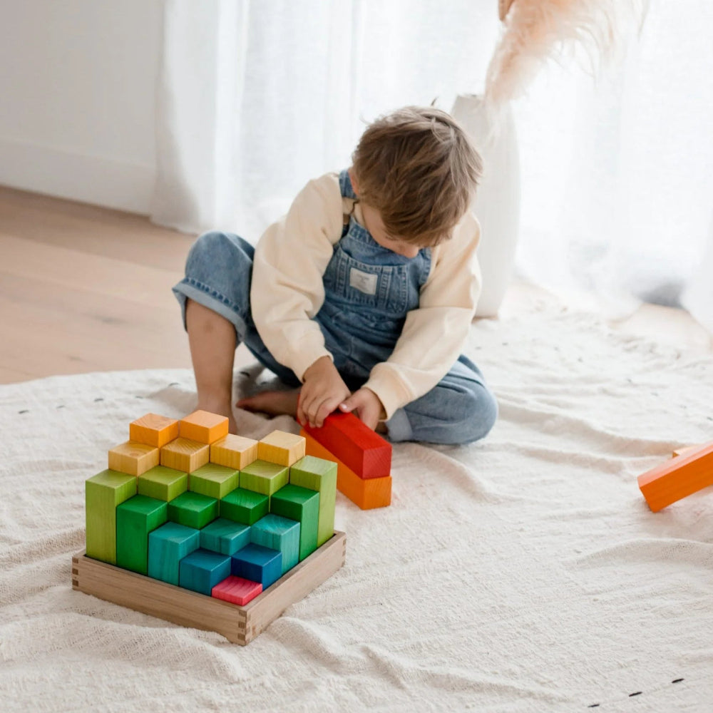 Natural Colorful Wooden Blocks