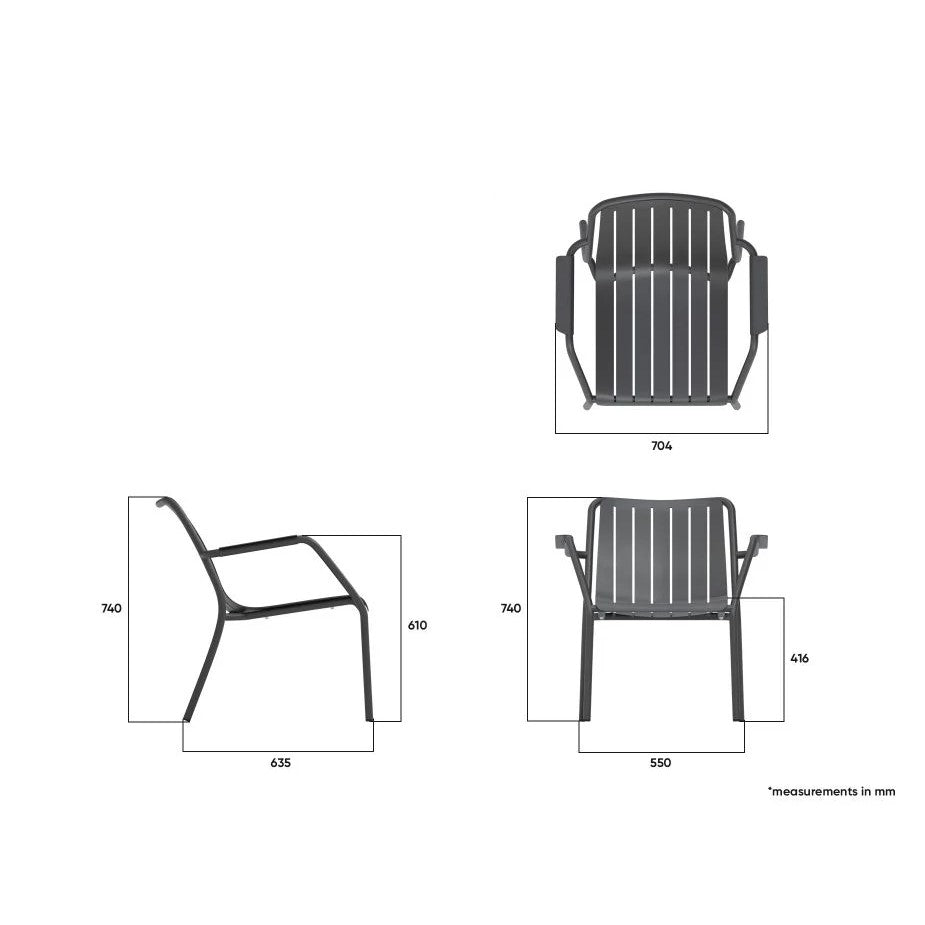 Nature's Blissful Metal Chair (Available in 3 colors)