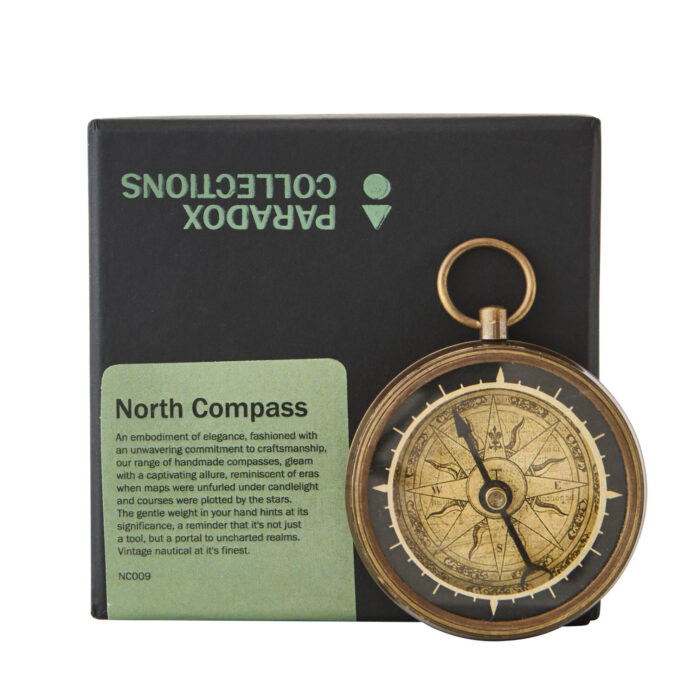 Navigation Way Brass North Compass