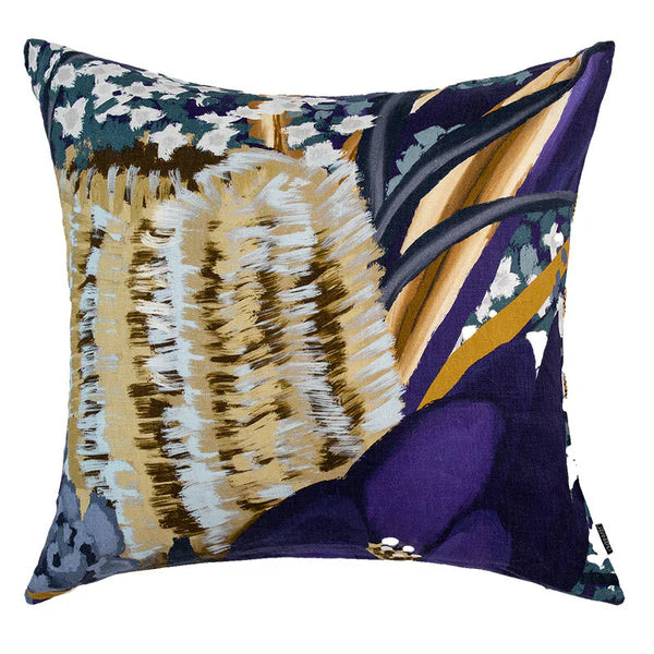 Nightfall Linen Cushion with Feather Insert - 50X50cms