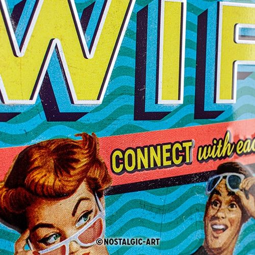 No WiFi - Small Sign Board 15 x 20cm