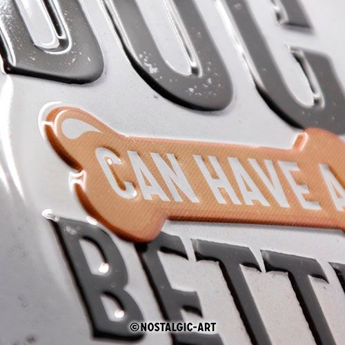 Nostalgic-Art Better Dog Life - Medium Sign Board