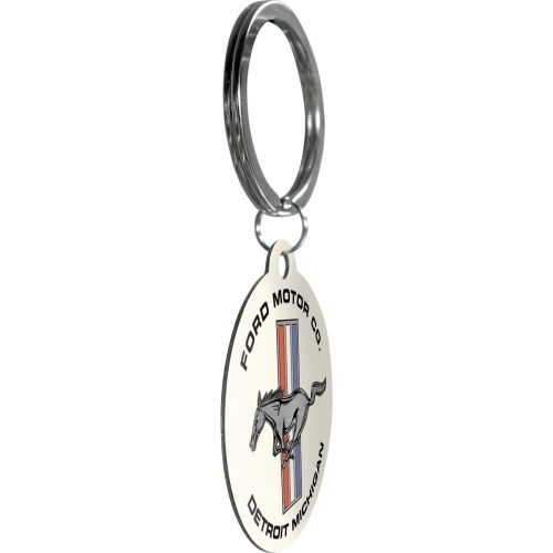 Nostalgic-Art Ford Mustang - Horse and Stripes Logo - Keyring