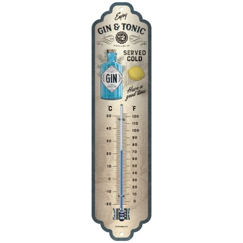 Nostalgic-Art Gin and Tonic Thermometer