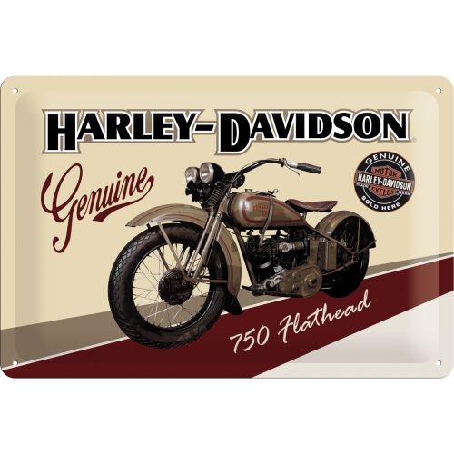 Nostalgic-Art Harley Flathead 20 x 30cm Sign Board