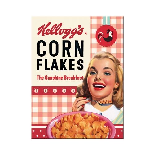 Nostalgic-Art Kellogg's - Girl Corn Flakes Collage 6x8cms