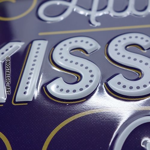 Nostalgic-Art Kiss Your Dog - Medium Sign Board