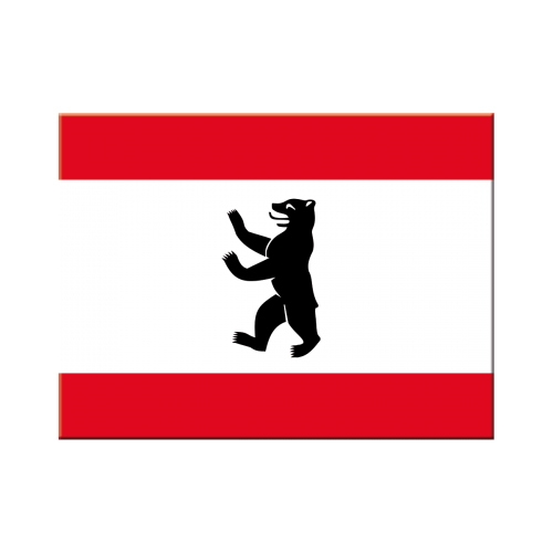 Nostalgic-Art Magnet Berlin Flag 6 x 8cms