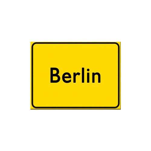Nostalgic-Art Fridge Magnet Berlin Ortschild 6x8cms