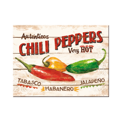 Nostalgic-Art Magnet Chili Peppers 6 x 8cms