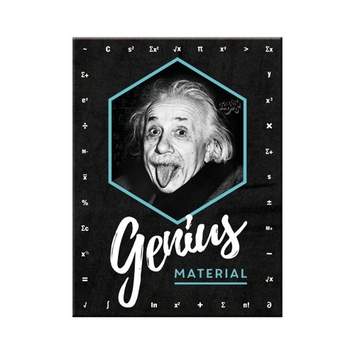 Nostalgic-Art Magnet Einstein Genius 6x8cms