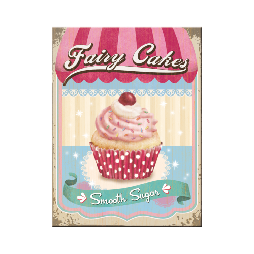 Nostalgic-Art Magnet Fairy Cakes 6 x 8cms