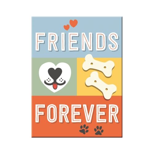 Nostalgic-Art Magnet Friends Forever 6x8cms