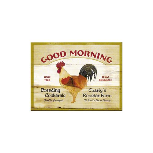 Nostalgic-Art Magnet Good Morning 6x8cms