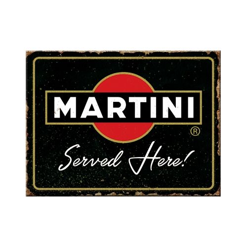 Nostalgic-Art Magnet Martini Served Here 6x8cms