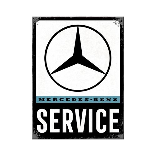 Nostalgic-Art Magnet Mercedes-Benz Service 6x8cms