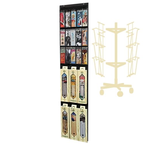 Vintage-Inspired Nostalgic-Art Metal Book Spinner 30 x 40cms