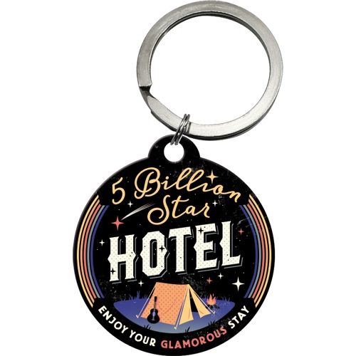 Nostalgic-Art Round 5 Billion Star Hotel - Keyring