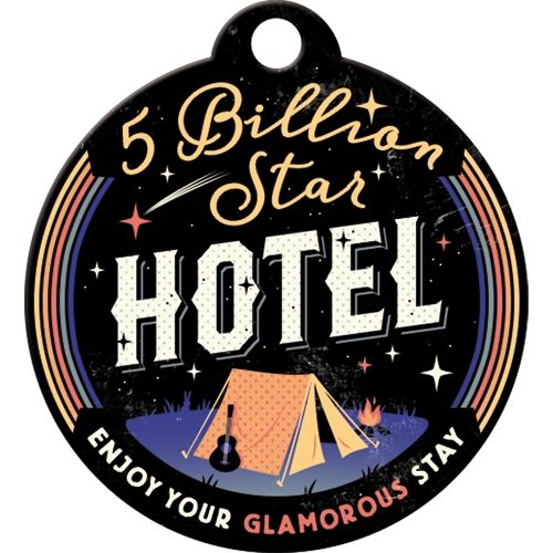 Nostalgic-Art Round 5 Billion Star Hotel - Keyring