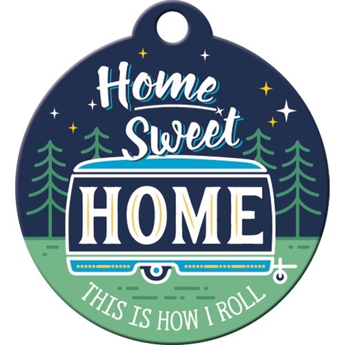 Nostalgic-Art Round Home Sweet Home Camper - Keyring