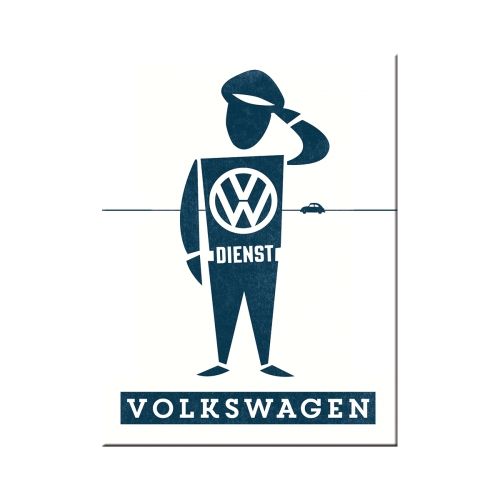 Nostalgic-Art VW Dienst Mann 6x8cms