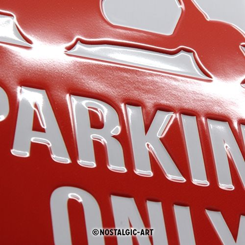 Nostalgic-Art Vespa Parking Only - Medium Sign Board