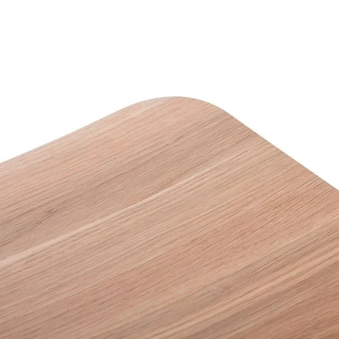 Oak Seat Steel Base Low Stool 46cms (Available in 2 Colors)