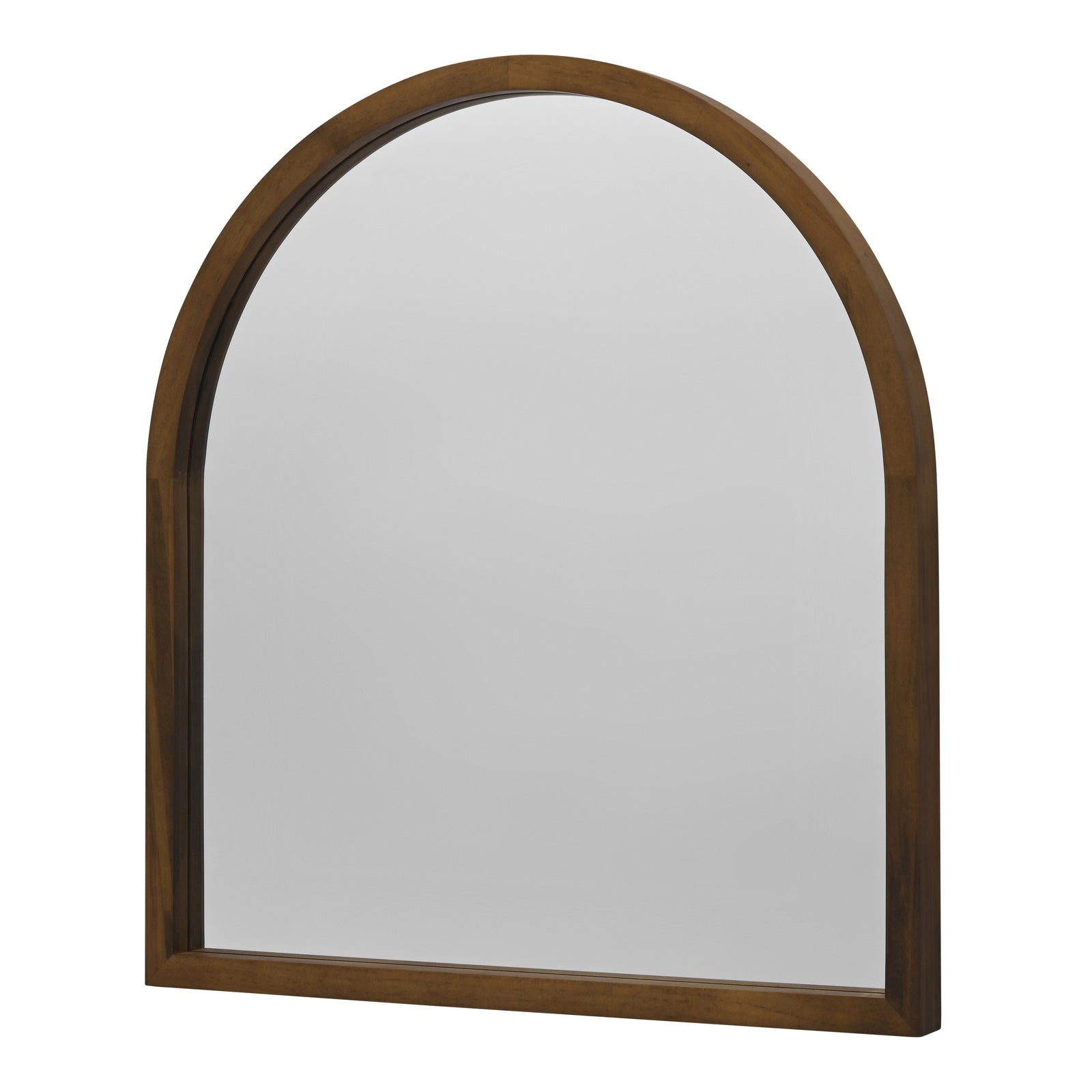 Opulent Oasis 80 X 85cm Arch Dark Solid Wood Mirror