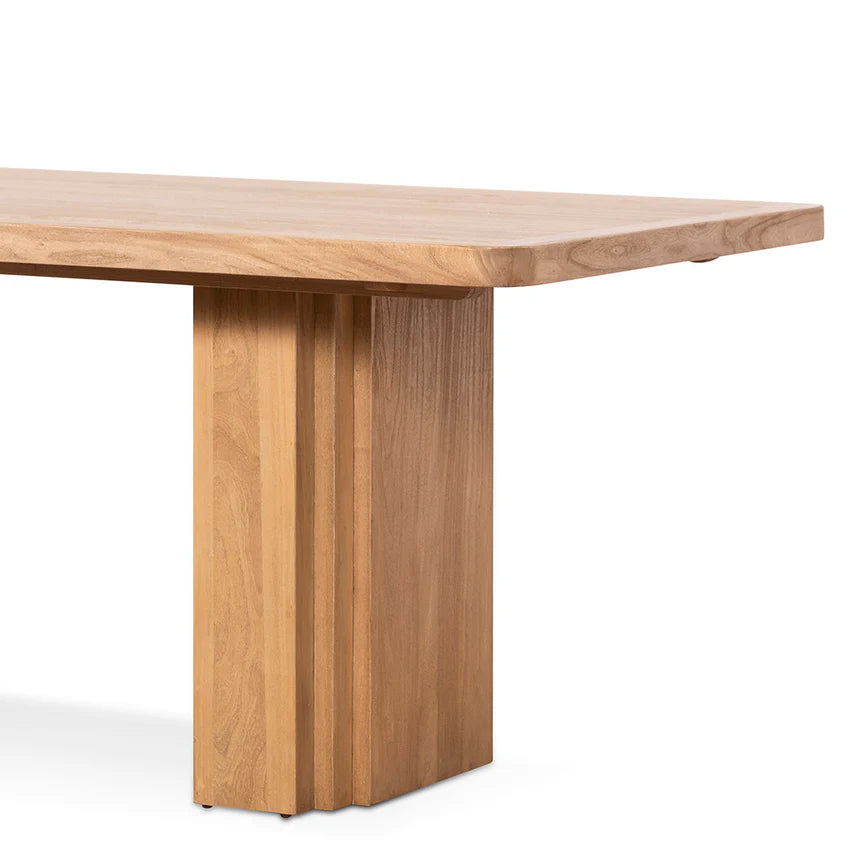 Organic Beauty Elm Dining Table 240cms - Natural