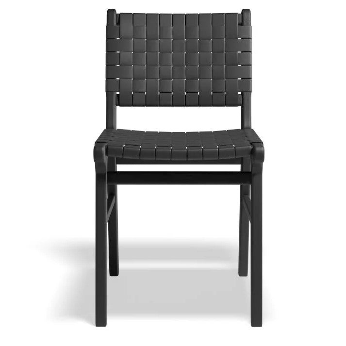 Organic Oasis Black Woven Cognac Seat Black Frame