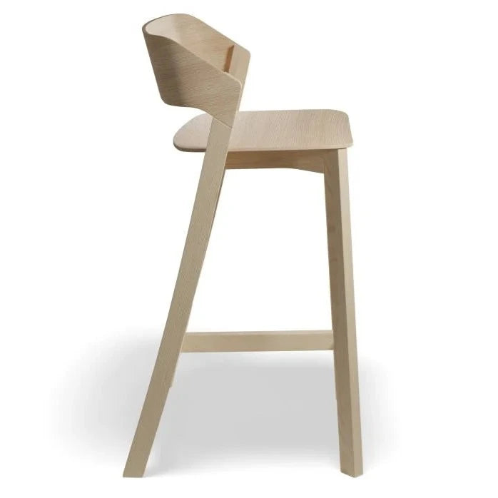 Organic Timber Natural Shade High Stool (Available in 2 Sizes)
