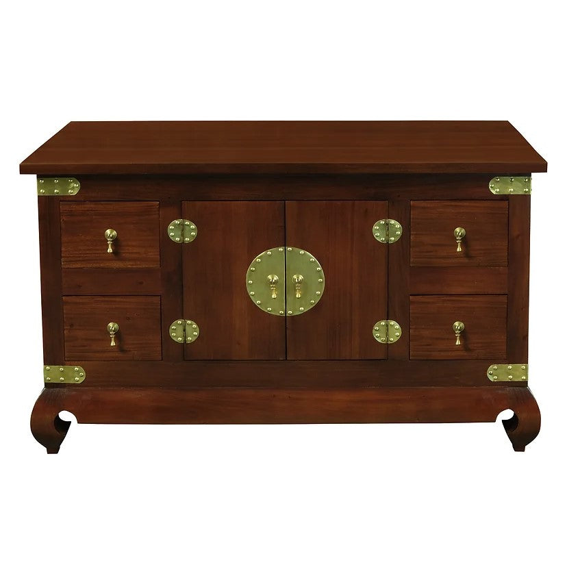 Organized Living Dynasty 2 Door 4 DVD Drawer Buffet - Brown