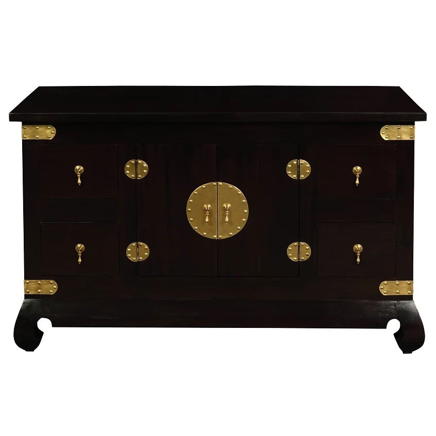 Organized Living Dynasty 2 Door 4 DVD Drawer Buffet - Dark Brown