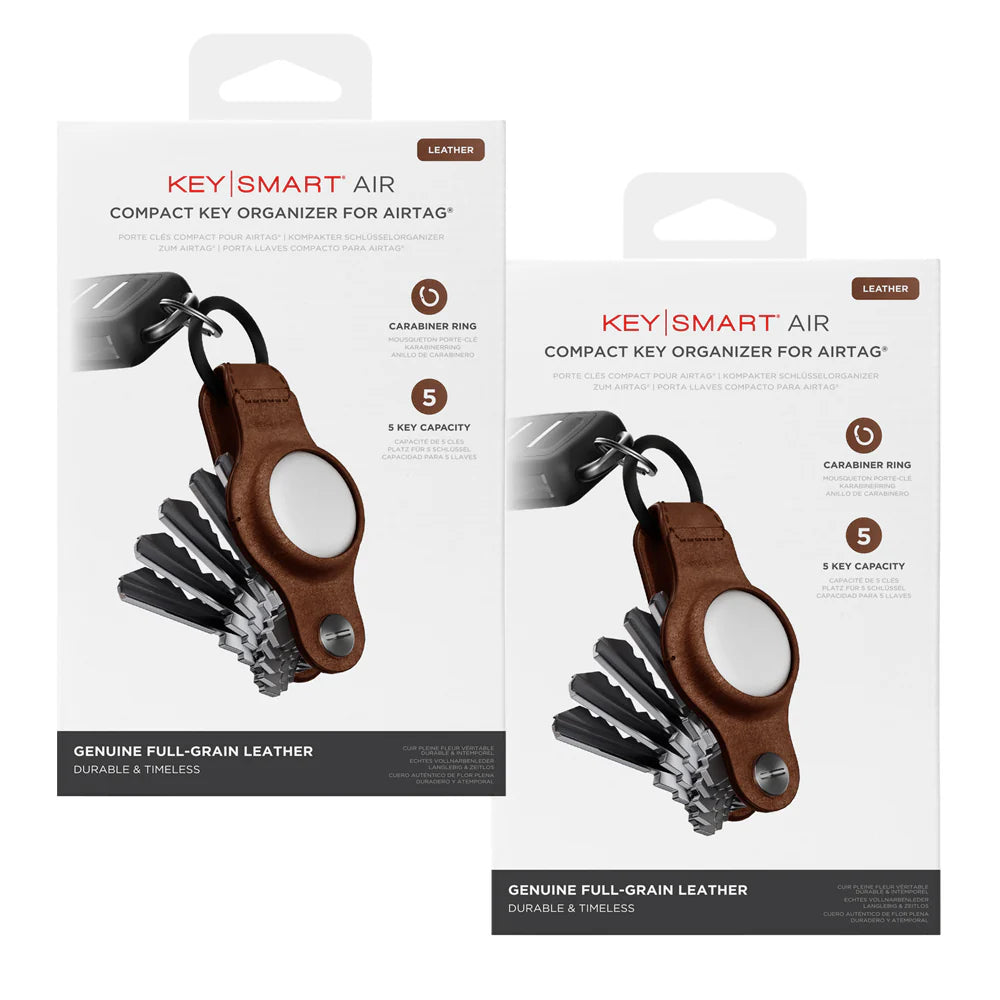 Organizer Compact Leather Key Holder - Set of 2