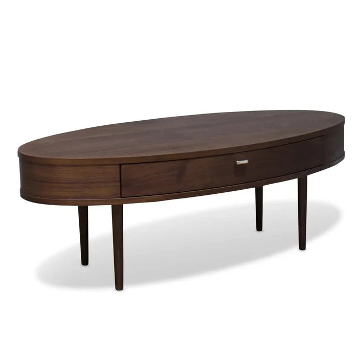 Osaka Oval Shaped Wooden Coffee Table