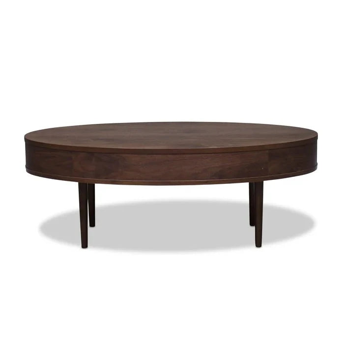 Osaka Oval Shaped Wooden Coffee Table