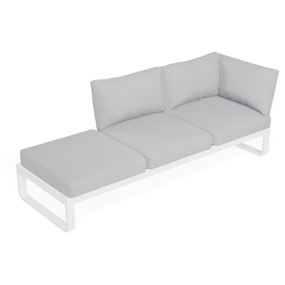 Contemporary Metal 3-Seater Sofa (Available in 2 colors)