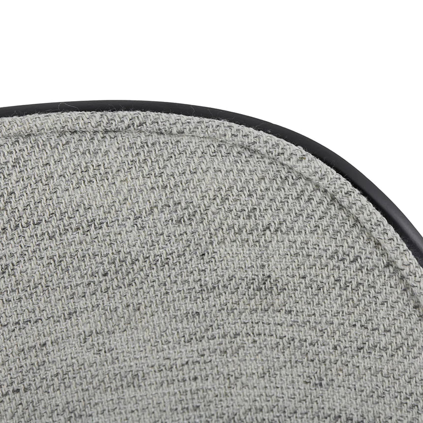 Padded Elegance Dining Chair - Silver Grey (Set of 2)