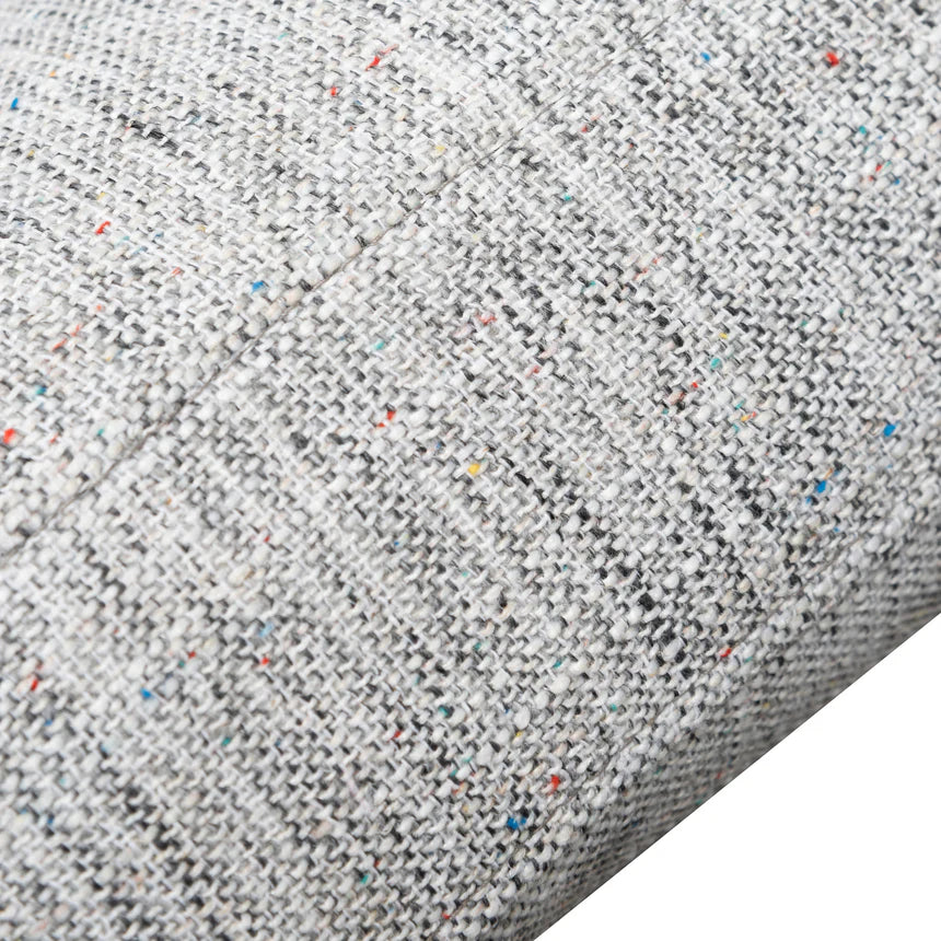 Perfect Fabric Armchair with Black Legs - Light Spec Grey