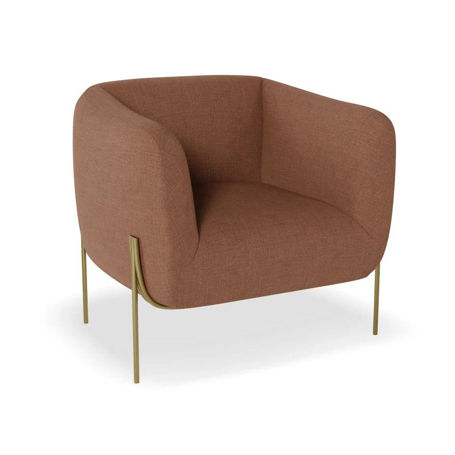 Personal Space Brown Single Seater Sofa (Available in 3 Frame Colors)
