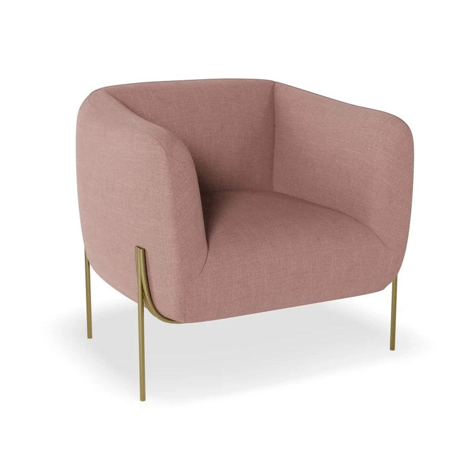 Personal Space Pink Single Seater Sofa (Available in 3 Frame Colors)