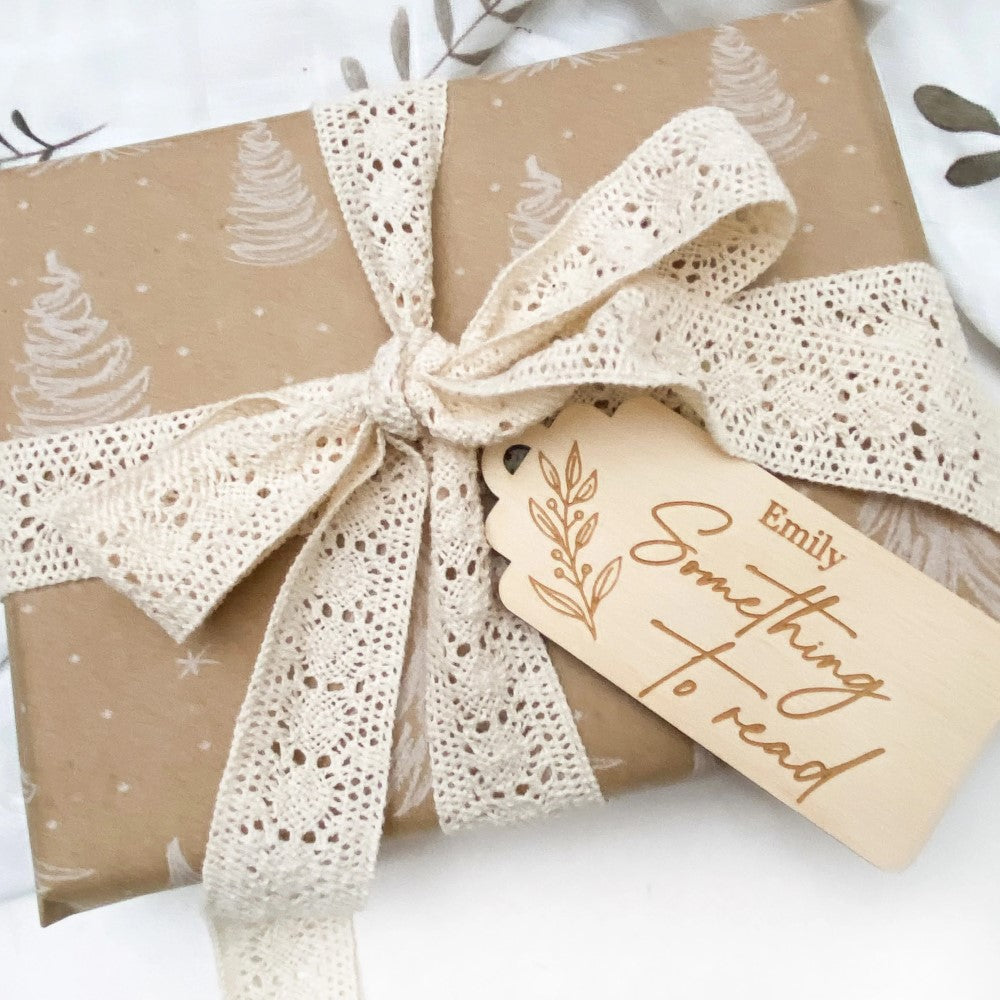 Personalised Simplicity Set of 4 Wooden Gift Tags - Signature Series